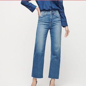 Slim wide-leg jean in French Blue wash
